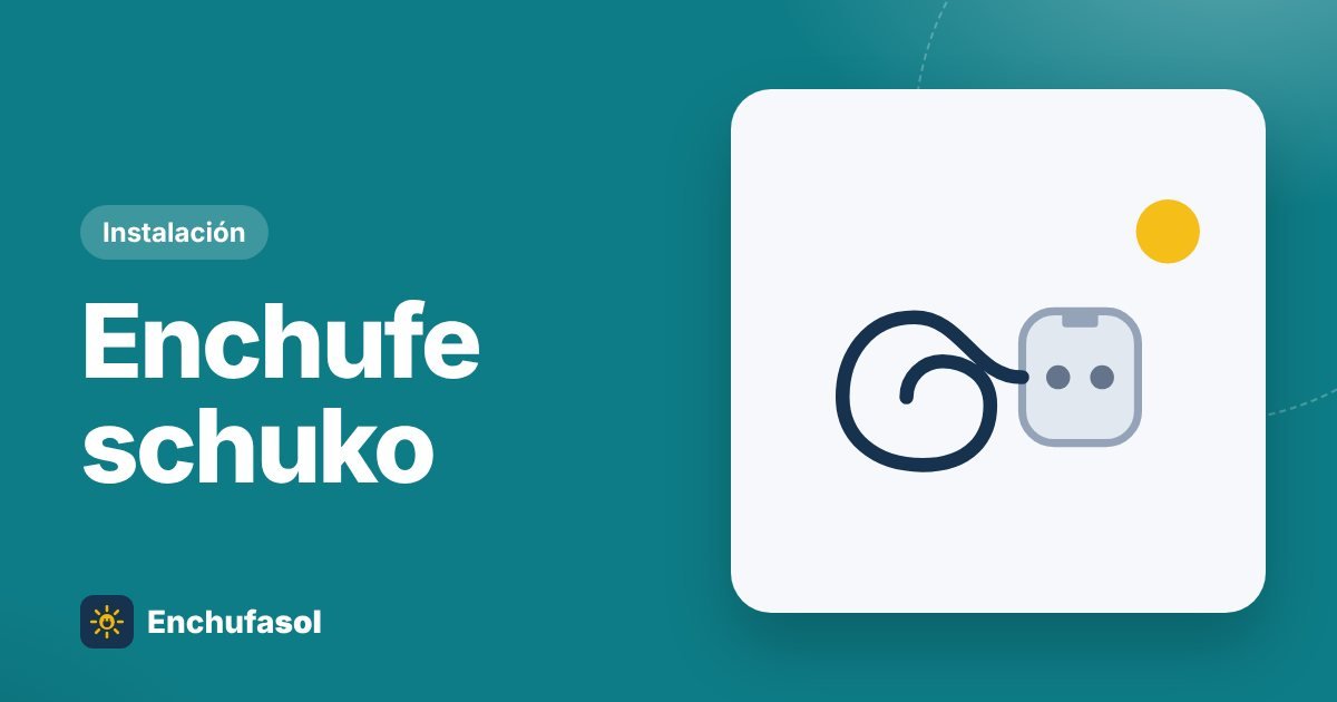 ¿A qué enchufe conecto el kit? Schuko, regletas y circuito