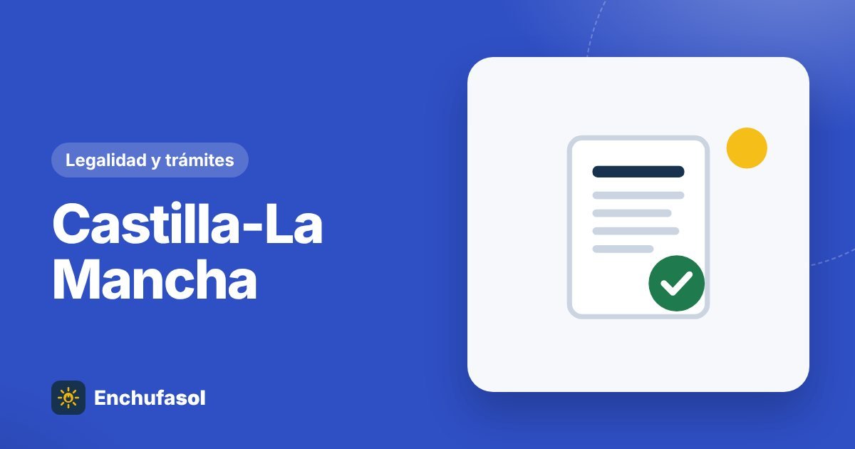 Registro de autoconsumo en Castilla-La Mancha